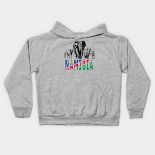 Africa's Big Five for Namibia Fans Kids Hoodie